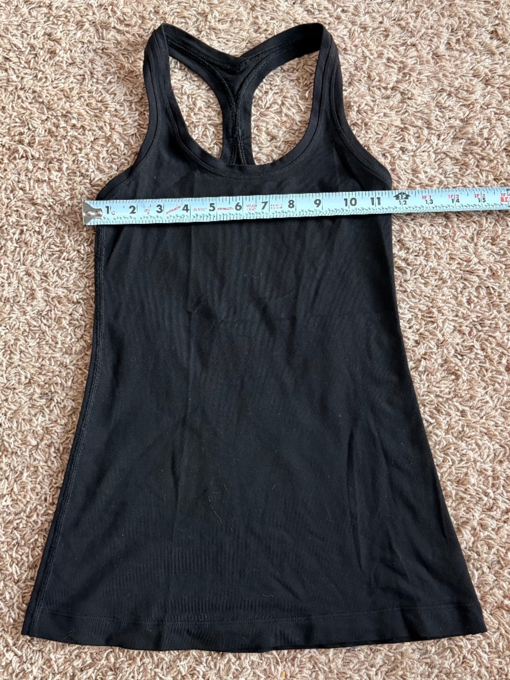 Lululemon Cool Racerback Tank Top Nulu Black Size 4